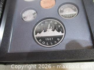 MaxSold Auction: Royal Canadian Mint 1986 & 1987 Silver Content Double Dollar Currency Sets. 1986 Train Dollar & Canoe Dollar With 1987 Davis Straight Dollar & Canoe D - Toronto (Ontario, Canada) SELLER MANAGED Estate Sale Online Auction - Annette Street