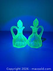 MaxSold Auction: Pair of Uranium Glass Pitchers - Vallejo (California, USA) PARTNER MANAGED Estate Sale Online Auction - Georgia Street