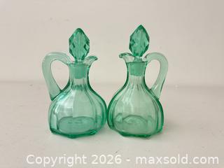 MaxSold Auction: Pair of Uranium Glass Pitchers - Vallejo (California, USA) PARTNER MANAGED Estate Sale Online Auction - Georgia Street