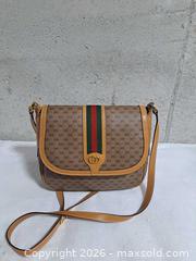 MaxSold Auction: Gucci Vintage Mini GG Web Small Crossbody bag - Markham (Ontario, Canada) SELLER MANAGED Downsizing Online Auction - Major Mackenzie Drive East
