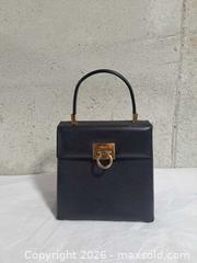 MaxSold Auction: Salvatore Ferragamo Gancini Small Top Handle handbag - Markham (Ontario, Canada) SELLER MANAGED Downsizing Online Auction - Major Mackenzie Drive East