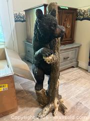 MaxSold Auction: 3-4 ft Resin Bear Garden Statue with Tree/Log Accent - Campbellford (Ontario, Canada) PARTNER MANAGED Estate Sale Online Auction - Garry Street