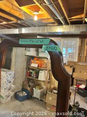 MaxSold Auction: Dark Brown Wood Cheval Mirror with Upholstered Bench - Campbellford (Ontario, Canada) PARTNER MANAGED Estate Sale Online Auction - Garry Street