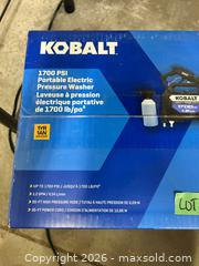 MaxSold Auction: Kobalt 1700 PSI Portable Electric Pressure Washer - Campbellford (Ontario, Canada) PARTNER MANAGED Estate Sale Online Auction - Garry Street