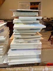 MaxSold Auction: Massive Collection of Mixed Stretched Canvases & Canvas Panels Assortment - Campbellford (Ontario, Canada) PARTNER MANAGED Estate Sale Online Auction - Garry Street