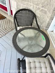 MaxSold Auction: Patio Bistro Set, 2-Person Wicker Rattan Table & Chairs - Campbellford (Ontario, Canada) PARTNER MANAGED Estate Sale Online Auction - Garry Street