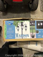 MaxSold Auction: SunRay 6 ft Black Aluminum Solar Lamp Post Planter - Campbellford (Ontario, Canada) PARTNER MANAGED Estate Sale Online Auction - Garry Street