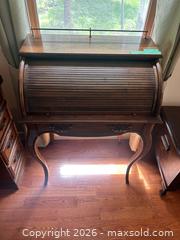 MaxSold Auction: Vintage French Provincial Roll-Top Desk with Matching Chair - Campbellford (Ontario, Canada) PARTNER MANAGED Estate Sale Online Auction - Garry Street