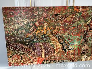 MaxSold Auction: Extra-large signed original Linda Arthurs painting - excellent condition  - Toronto (Ontario, Canada) SELLER MANAGED Downsizing Online Auction - Thome Crescent