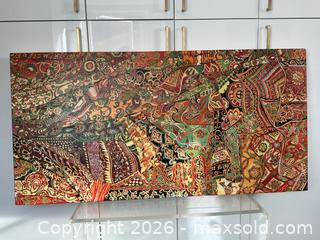 MaxSold Auction: Extra-large signed original Linda Arthurs painting - excellent condition  - Toronto (Ontario, Canada) SELLER MANAGED Downsizing Online Auction - Thome Crescent