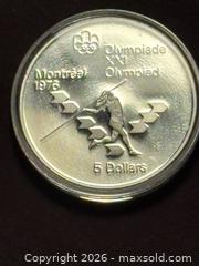 MaxSold Auction: 1975 CANADA Elizabeth II Olympics Javelin Athlete PROOF Silver $5 Coin - Aurora (Ontario, Canada) SELLER MANAGED Estate Sale Online Auction -  Closs Square