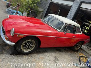 MaxSold Auction: 1969 MGB   VIN: GHN44153937G A - Greater Napanee (Ontario, Canada) PARTNER MANAGED Estate Sale Online Auction - South Shore Road