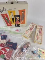 MaxSold Auction: Vintage 1961 Barbie Ponytail Case Lot w 2 Boxed 1960s Skipper Dolls & Fashion - Hamilton (Ontario, Canada) SELLER MANAGED Estate Sale Online Auction - Centre Road