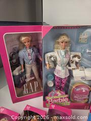 MaxSold Auction: Vintage 1990s Mattel Barbie Dolls - Sharin' Sisters, Scottish Barbie, Pet Doctor, +NRFB  - Hamilton (Ontario, Canada) SELLER MANAGED Estate Sale Online Auction - Centre Road