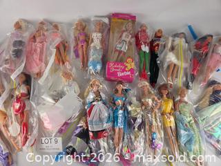 MaxSold Auction: Vintage 90s Barbie Doll Lot of 15+: Holiday Treats, German DOTW, All Stars Teresa, Skipper + - Hamilton (Ontario, Canada) SELLER MANAGED Estate Sale Online Auction - Centre Road