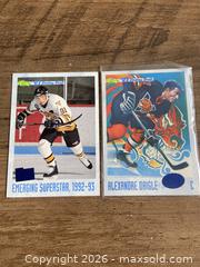 MaxSold Auction: 2 Alexandre Daigle Hockey Cards - Ottawa (Ontario, Canada) SELLER MANAGED Reseller Online Auction - Canadian Shield Avenue (CONDO)