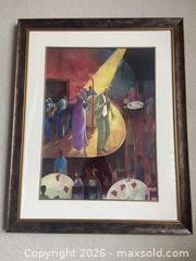 MaxSold Auction: All That Jazz Large Framed Prints - Ottawa (Ontario, Canada) SELLER MANAGED Reseller Online Auction - Canadian Shield Avenue (CONDO)