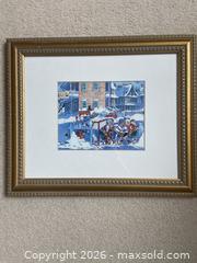MaxSold Auction: Canada vs USA Framed Print - Ottawa (Ontario, Canada) SELLER MANAGED Reseller Online Auction - Canadian Shield Avenue (CONDO)