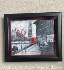 MaxSold Auction: London Scene Oil Painting - Ottawa (Ontario, Canada) SELLER MANAGED Reseller Online Auction - Canadian Shield Avenue (CONDO)
