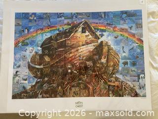 MaxSold Auction: Noahs Arc large poster print - Ottawa (Ontario, Canada) SELLER MANAGED Reseller Online Auction - Canadian Shield Avenue (CONDO)