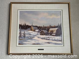 MaxSold Auction: Original Painting by H.V. Pundleider - Ottawa (Ontario, Canada) SELLER MANAGED Reseller Online Auction - Canadian Shield Avenue (CONDO)