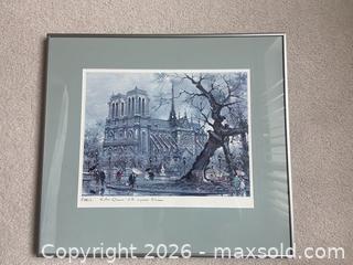 MaxSold Auction: Scenes of Paris Framed Print - Ottawa (Ontario, Canada) SELLER MANAGED Reseller Online Auction - Canadian Shield Avenue (CONDO)