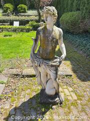 MaxSold Auction: Classical Neoclassical Cast Stone Garden Statue with Base, 3–4 ft - Hamilton (Ontario, Canada) SELLER MANAGED Estate Sale Online Auction - Ben Tirran Crescent