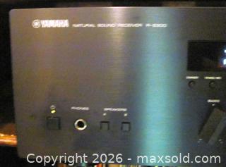 MaxSold Auction: Yamaha R-S300 Stereo Receiver / Integrated Amp - Black - Markham (Ontario, Canada) SELLER MANAGED Estate Sale Online Auction - Mowatt Court