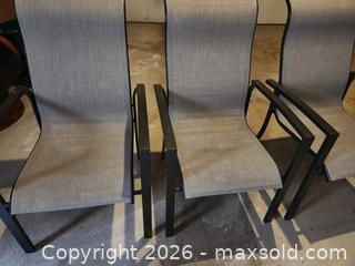 MaxSold Auction: 4 Patio Chairs with Garden Tools and seed spreader - Oakville (Ontario, Canada) SELLER MANAGED Estate Sale Online Auction - Ballantry Road