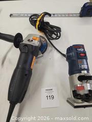 MaxSold Auction: Bosch PR10E Palm Router & Walter 6150G Angle Grinder - Oakville (Ontario, Canada) SELLER MANAGED Estate Sale Online Auction - Ballantry Road