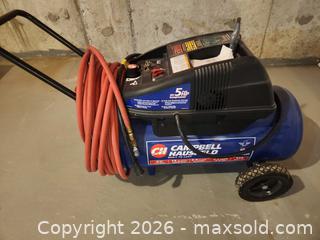 MaxSold Auction: Campbell Hausfeld WL650001AJ 13-Gallon 5 Peak HP Air Compressor - Oakville (Ontario, Canada) SELLER MANAGED Estate Sale Online Auction - Ballantry Road