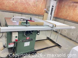 MaxSold Auction: General 10-inch Table Saw, Corded Electric, Cast Iron Top. 650 Model - Oakville (Ontario, Canada) SELLER MANAGED Estate Sale Online Auction - Ballantry Road