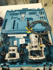 MaxSold Auction: Makita Plunge Router RF1100 / RP1100 / RP1101 Corded Electric - Oakville (Ontario, Canada) SELLER MANAGED Estate Sale Online Auction - Ballantry Road