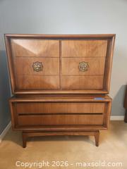 MaxSold Auction: Mid-Century Modern Setin Walnut Dresser / Chest - Oakville (Ontario, Canada) SELLER MANAGED Estate Sale Online Auction - Ballantry Road