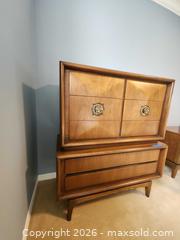 MaxSold Auction: Mid-Century Modern Setin Walnut Dresser / Chest - Oakville (Ontario, Canada) SELLER MANAGED Estate Sale Online Auction - Ballantry Road