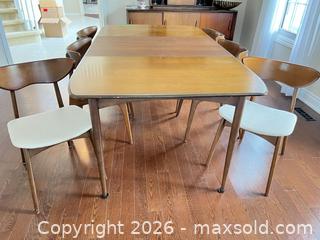 MaxSold Auction: Mid-Century Modern Solid Walnut Dining Set Seats 6 - Oakville (Ontario, Canada) SELLER MANAGED Estate Sale Online Auction - Ballantry Road
