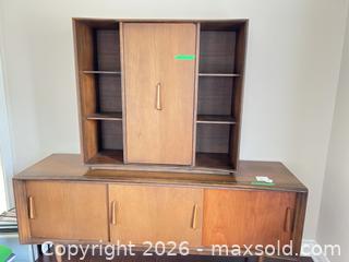 MaxSold Auction: Mid-Century Walnut Sideboard with Removable Hutch, - Oakville (Ontario, Canada) SELLER MANAGED Estate Sale Online Auction - Ballantry Road