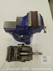 MaxSold Auction: Record-style 3 in Cast Iron Bench Vise with Swivel Base - Oakville (Ontario, Canada) SELLER MANAGED Estate Sale Online Auction - Ballantry Road