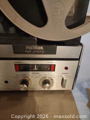 MaxSold Auction: ReVox Reel-to-Reel Tape Recorder 2000 Series - Oakville (Ontario, Canada) SELLER MANAGED Estate Sale Online Auction - Ballantry Road