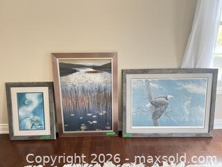 MaxSold Auction: Set of 3 Framed Nature Prints with Wildlife Subjects - Oakville (Ontario, Canada) SELLER MANAGED Estate Sale Online Auction - Ballantry Road