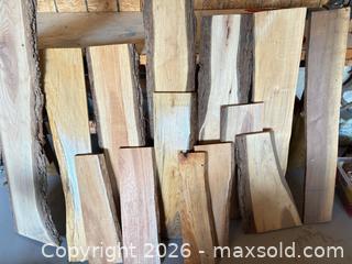 MaxSold Auction: Live Edge Wood Slabs - Hamilton (Ontario, Canada) PARTNER MANAGED Estate Sale Online Auction - Crumlin Lane
