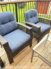 MaxSold Auction: Patio Furniture: Two (2) Chairs, Loveseat & Coffee Table - Hamilton (Ontario, Canada) PARTNER MANAGED Estate Sale Online Auction - Crumlin Lane