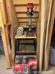 MaxSold Auction: Skil 3320-02 10-inch Benchtop Drill Press With Stand - Hamilton (Ontario, Canada) PARTNER MANAGED Estate Sale Online Auction - Crumlin Lane