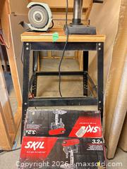MaxSold Auction: Skil 3320-02 10-inch Benchtop Drill Press With Stand - Hamilton (Ontario, Canada) PARTNER MANAGED Estate Sale Online Auction - Crumlin Lane