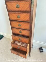 MaxSold Auction: French Louis-Style Tall Lingerie Chest, 7 Drawers, Brass Hardware - Frisco (Texas, USA) PARTNER MANAGED Estate Sale Online Auction - Arrowhead Drive
