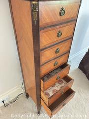 MaxSold Auction: French Louis-Style Tall Lingerie Chest, 7 Drawers, Brass Hardware - Frisco (Texas, USA) PARTNER MANAGED Estate Sale Online Auction - Arrowhead Drive