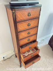 MaxSold Auction: French Louis-Style Tall Lingerie Chest, 7 Drawers, Brass Hardware - Frisco (Texas, USA) PARTNER MANAGED Estate Sale Online Auction - Arrowhead Drive