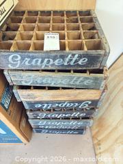 MaxSold Auction: Grapette Vintage Soda Crates, Glass Bottles & Metal Sign - Frisco (Texas, USA) PARTNER MANAGED Estate Sale Online Auction - Arrowhead Drive