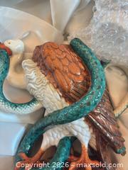 MaxSold Auction: Minton Vulture & Python Decorative Teapot, #0036 of 1,000 - Frisco (Texas, USA) PARTNER MANAGED Estate Sale Online Auction - Arrowhead Drive