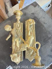 MaxSold Auction: Pair of Brass Victorian/Rococo Wall Sconces, Antique Gold Tone - Frisco (Texas, USA) PARTNER MANAGED Estate Sale Online Auction - Arrowhead Drive